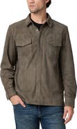 PAIGE Baltimore Leather Shirt Jacket