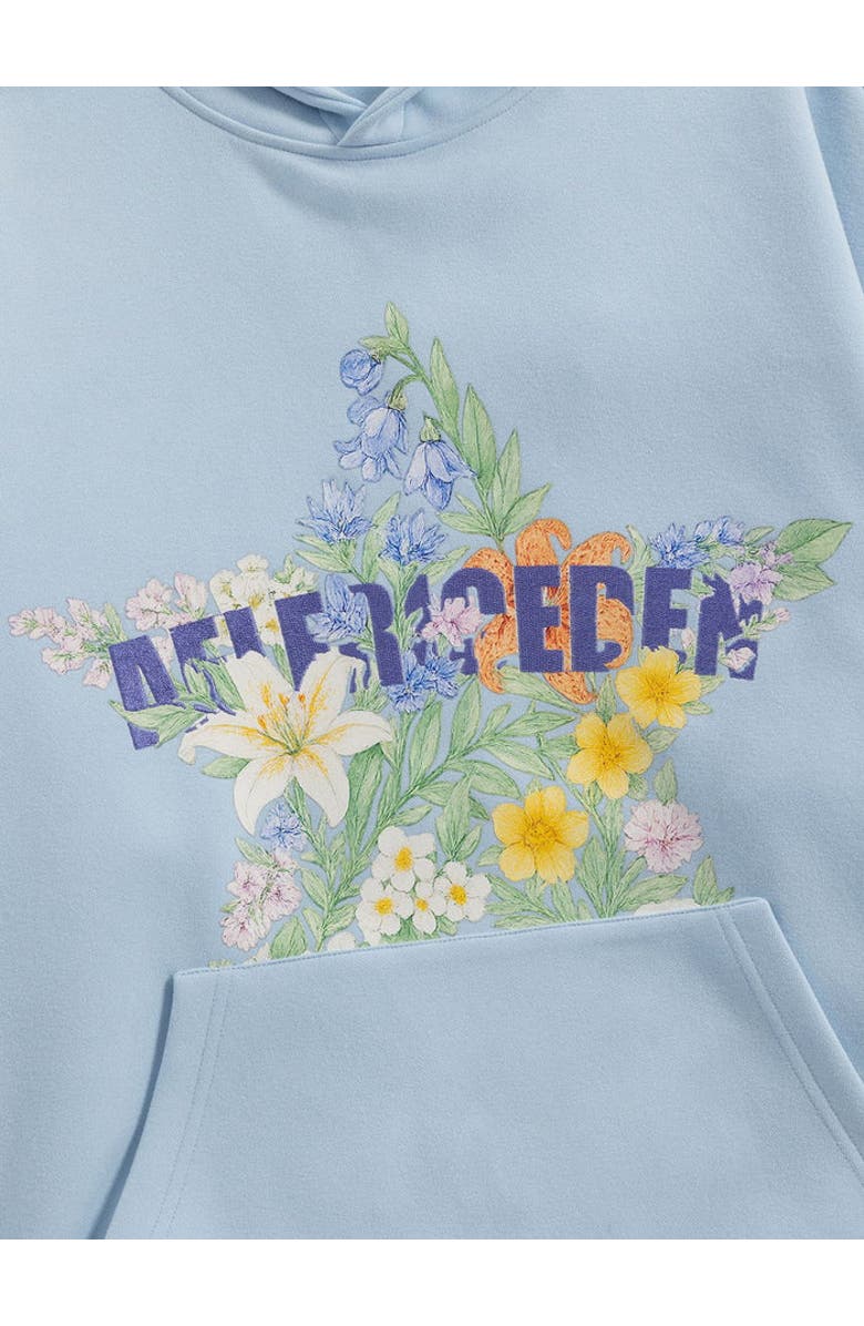 AELFRIC EDEN Floral Eden Star Pullover Hoodie, Alternate, color, Blue