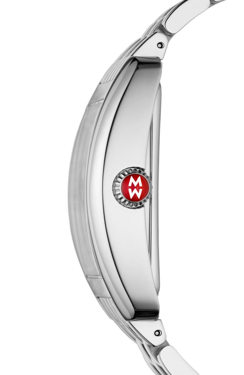 MICHELE 'Urban Diamond' Diamond Dial Watch Case, 36mm x 37mm, Alternate, color, 