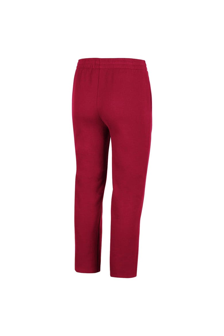 Men's Colosseum Cardinal Arkansas Razorbacks Fleece Pants, Alternate, color, Cardinal