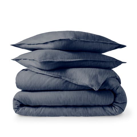 100% Cotton Flannel Duvet Cover & Sham Set