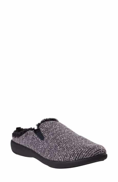 Revitalign Dundee Cozy Chenille Faux Fur Lined Slipper
