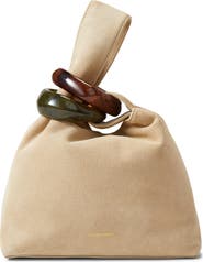 Veronica Beard Suede Swing Top Handle Bag