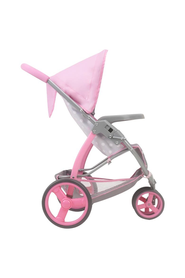 Cotton Candy Pink Doll Jogger Stroller, Fits Dolls Up to 24", Alternate, color, Multicolored