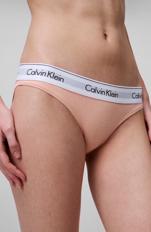 Calvin Klein Modern Cotton Bikini In Melon Frenzy
