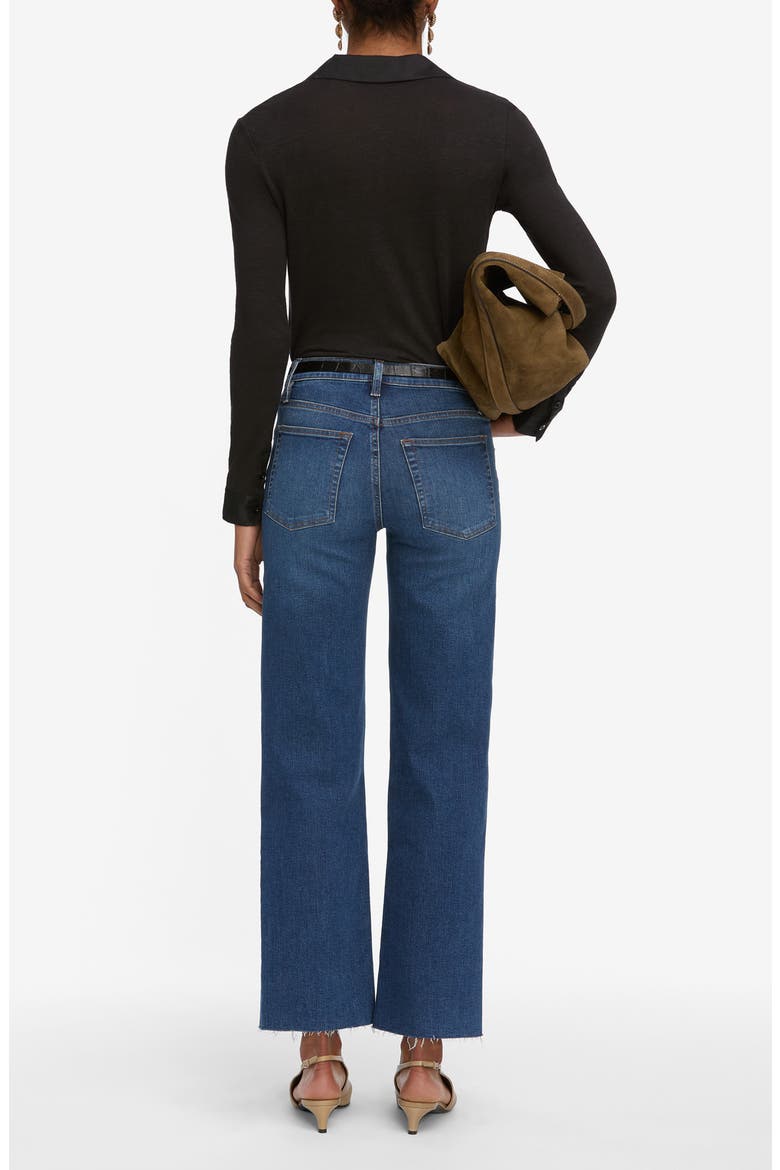 The Mellow Ankle Straight Leg Jeans, Alternate, color, ELIXIR RAW AFTER