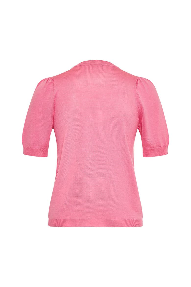 Silk Blend Pullover With Embroidery, Alternate, color, Pink