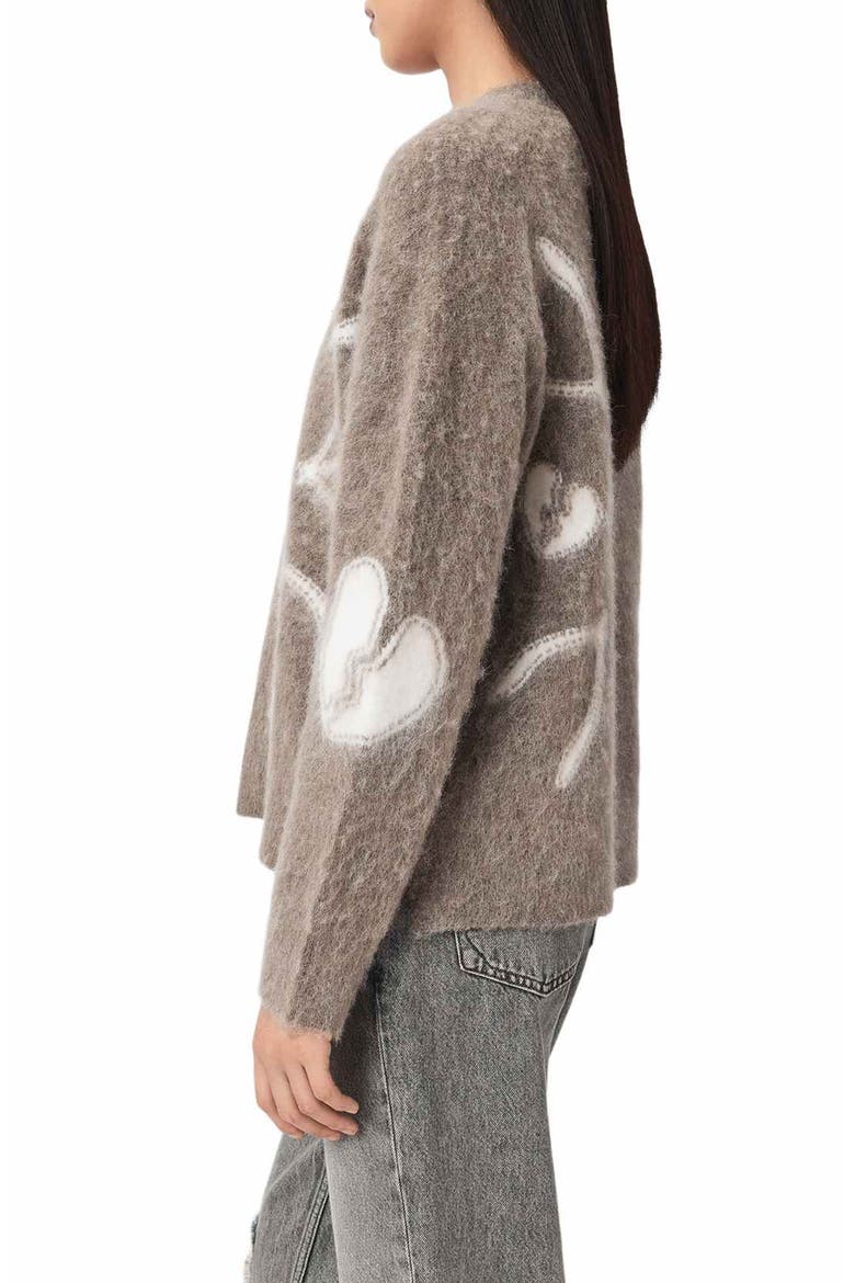 Charm Sweater, Alternate, color, WALNUT BROWN