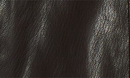 Ferragamo Hug Buckle Leather Bomber Jacket In Brown