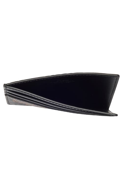 Mcm Aren Card Wallet In Black