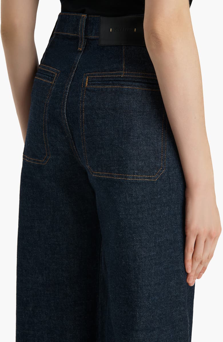 Khaite Delmonico High Waist Wide Leg Jeans, Alternate, color, Benson