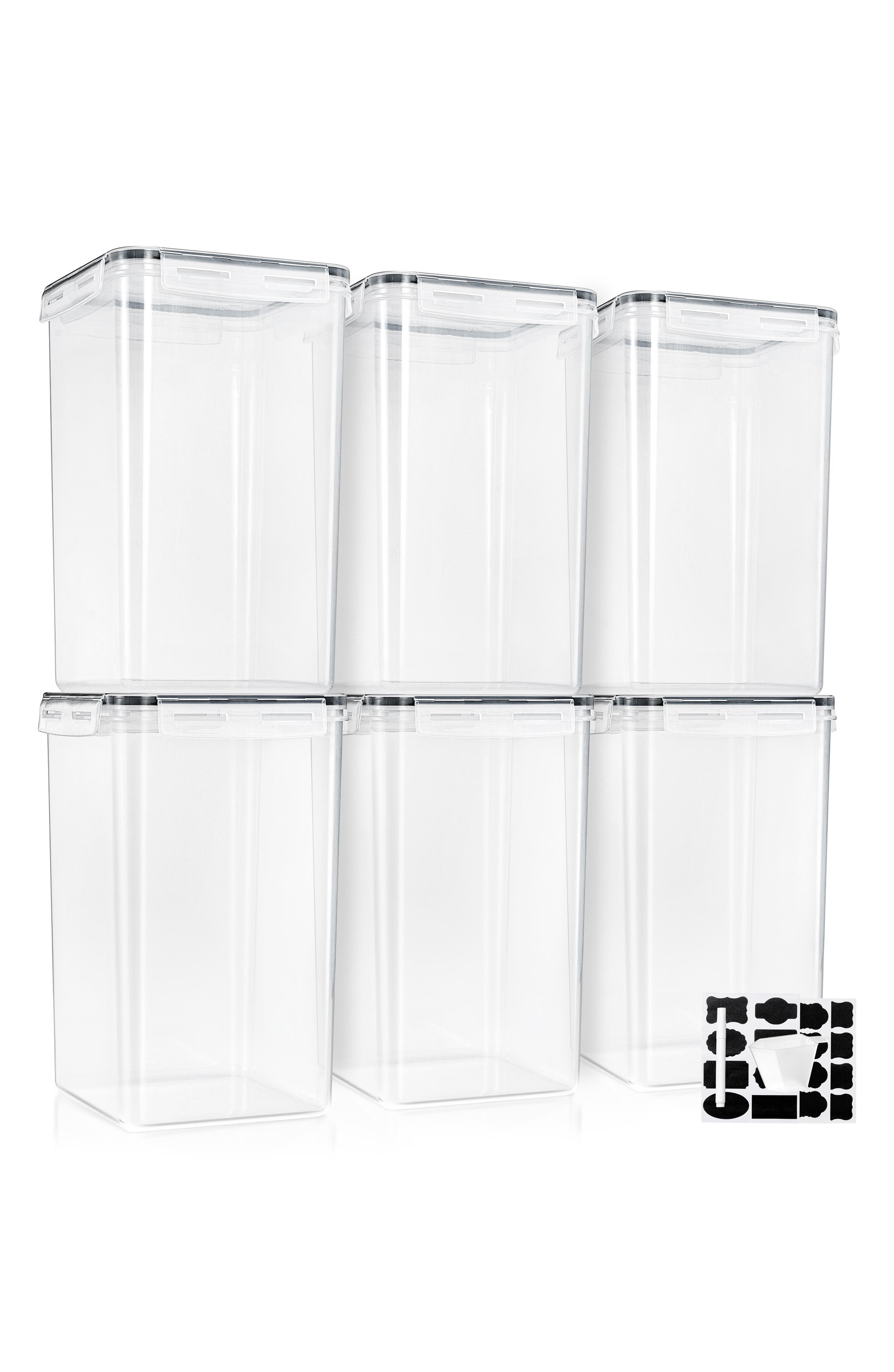 SORBUS 6-Pack Airtight Food Storage Containers