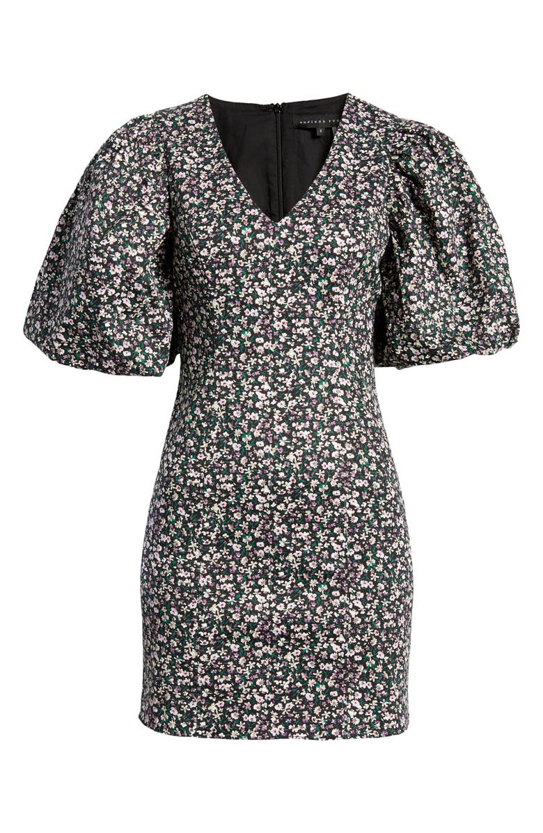 Endless Rose Floral Puff Sleeve Minidress, Alternate, color,