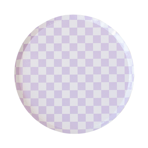 Checkered Dinner Plates