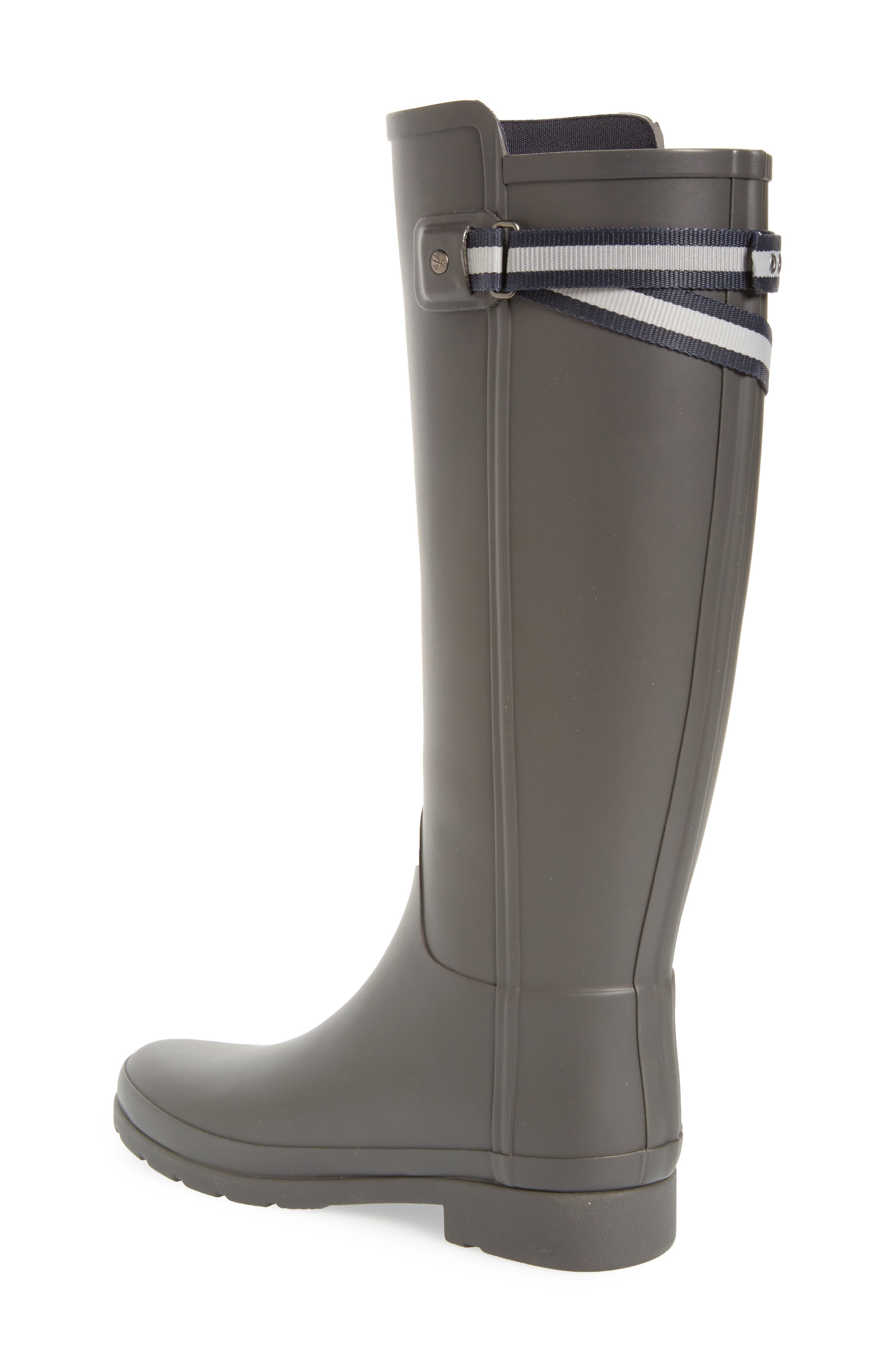 Original Refined Matte Rain Boot, Alternate, color, DARK SLATE