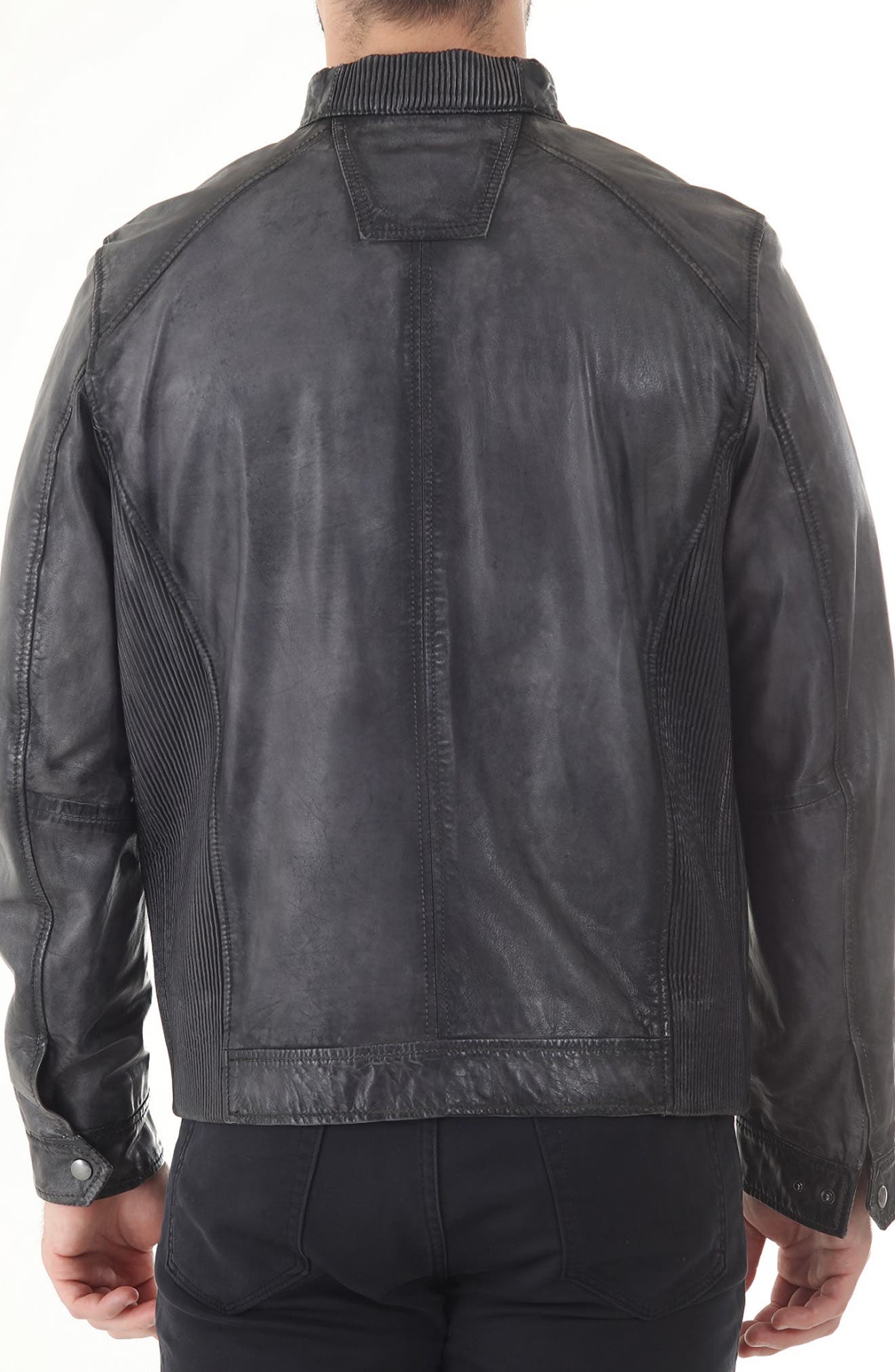 Leather Moto Jacket - image 2
