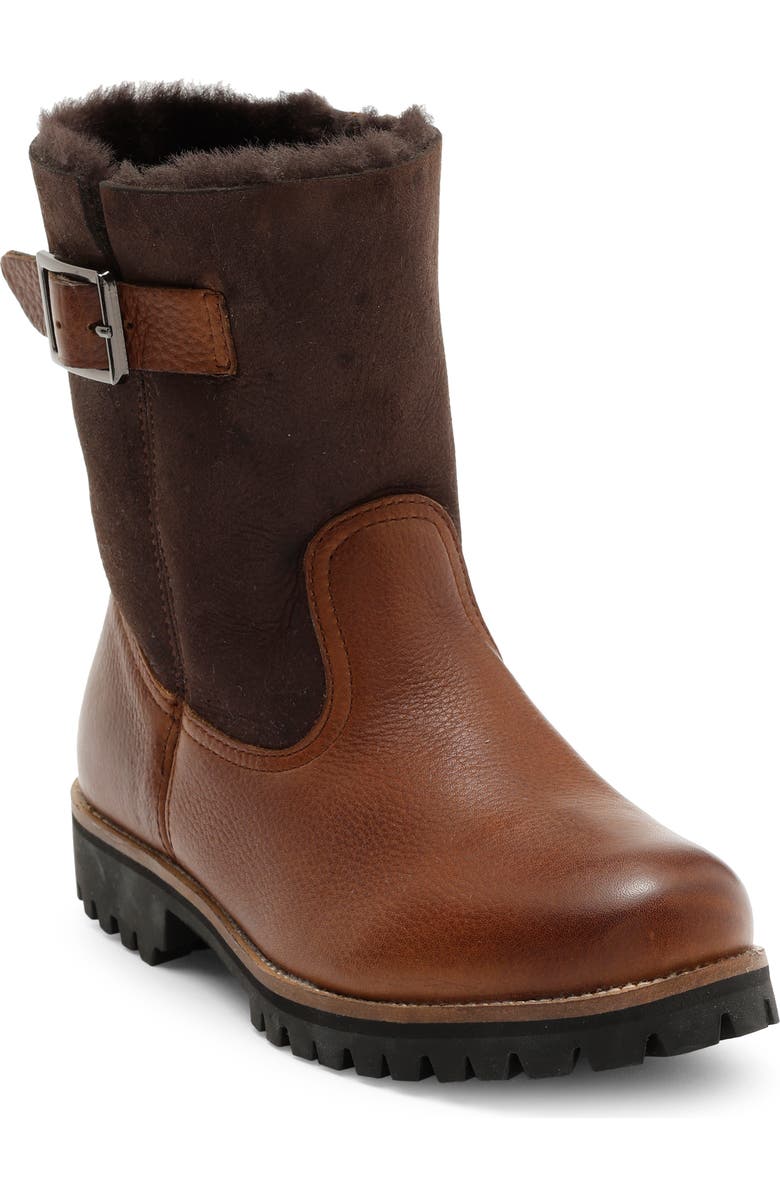 Blackstone OL05 Moto Boot with Genuine Shearling Lining, Main, color, Brown