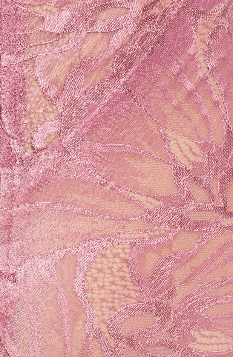 Oh La La Cheri Evette Front Zip Lace Teddy, Alternate, color, 