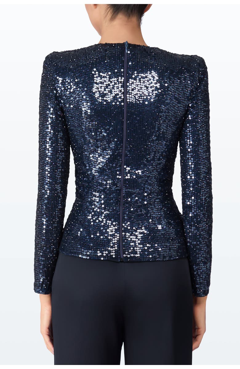 Jenny Packham Misty Blouse, Alternate, color, Mockingbird Blue