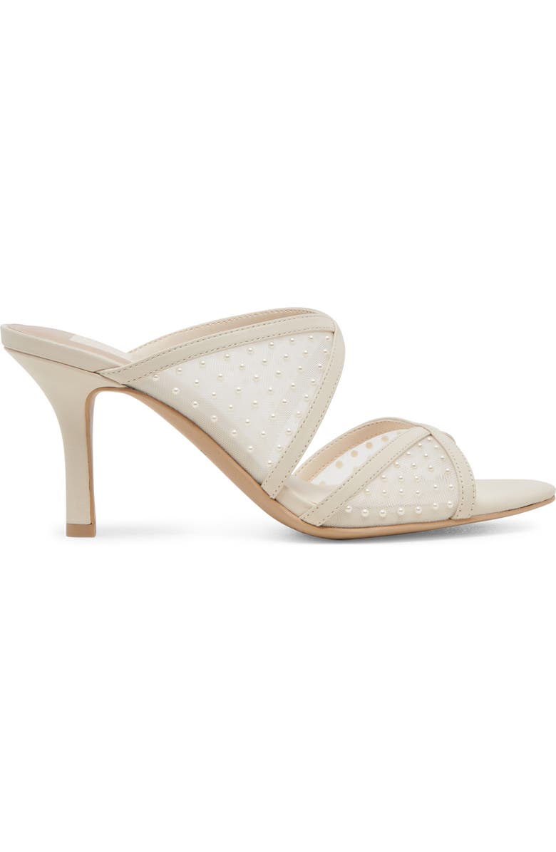 Dolce Vita Mandel Embellished Mule, Alternate, color, Ivory Mesh