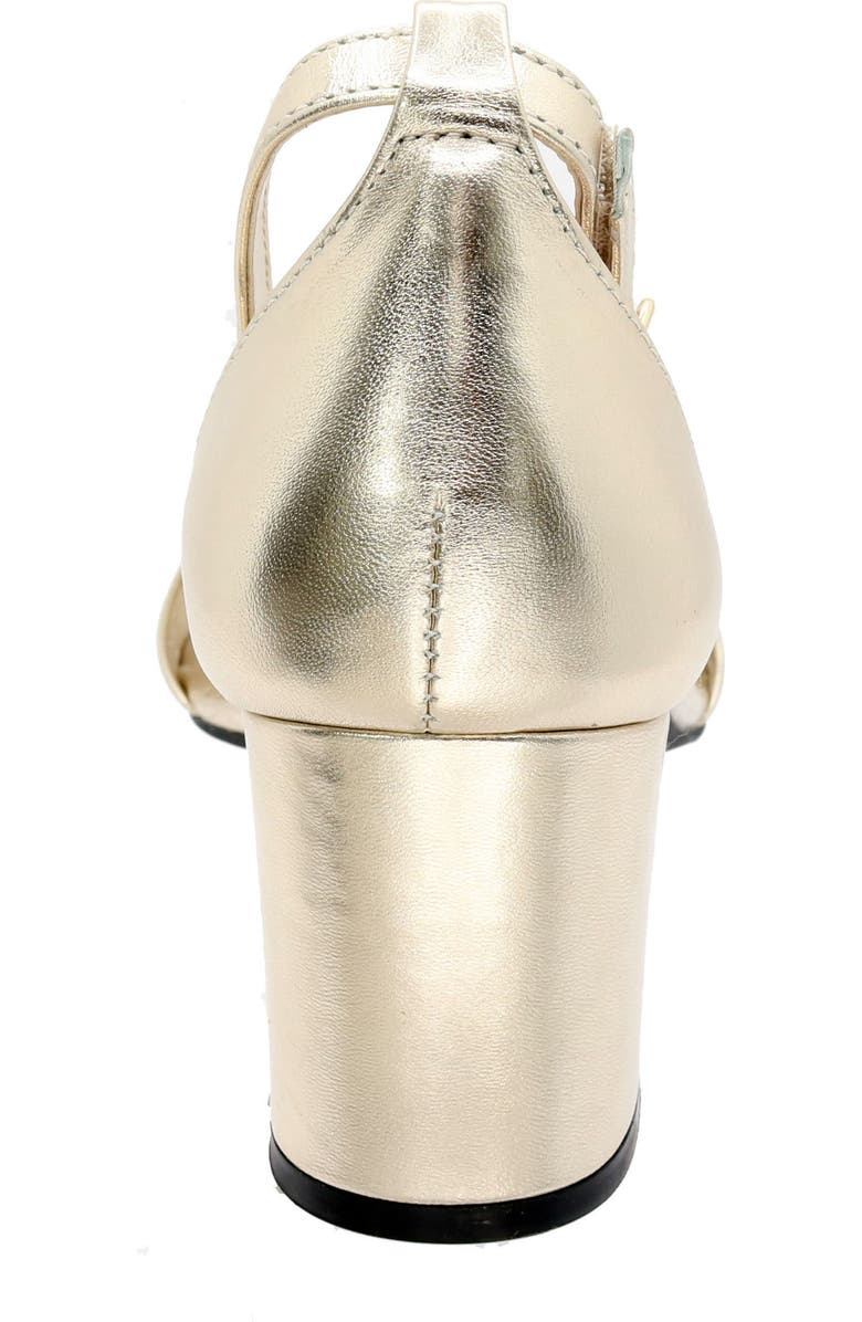 David Tate Timeless Ankle Strap Sandal, Alternate, color, Platinum