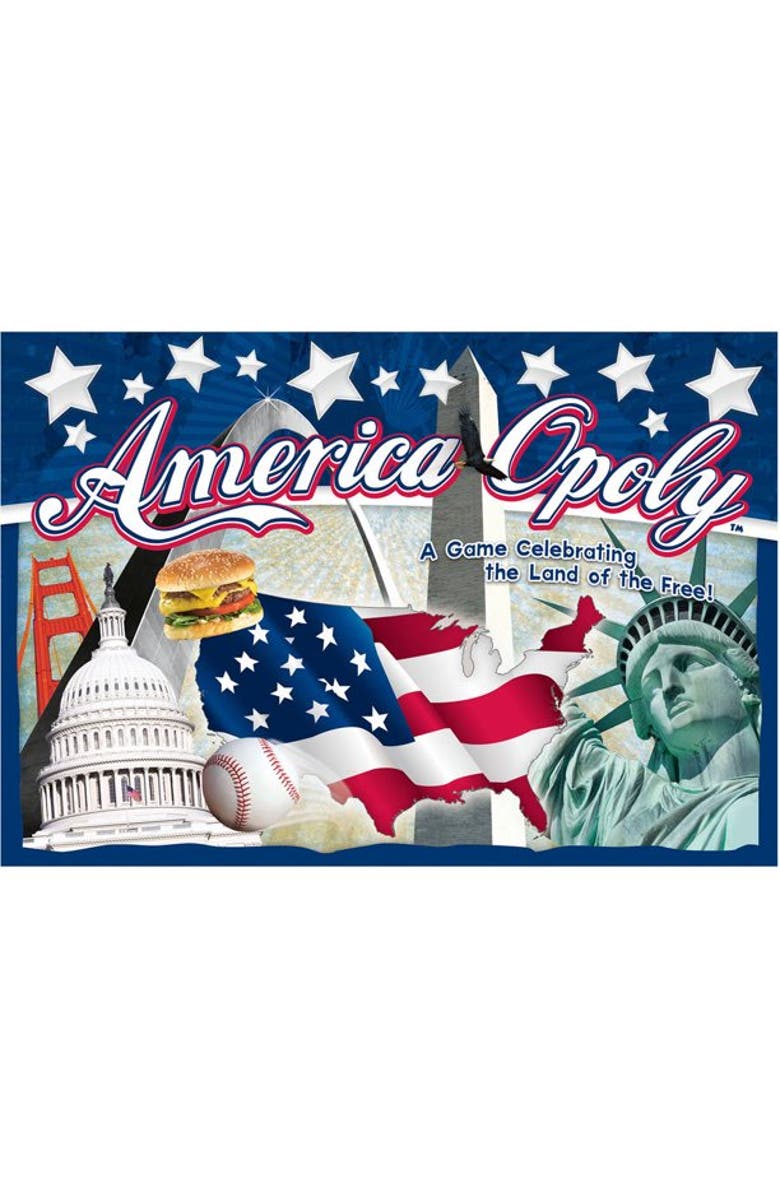 Late for the Sky Americaopoly Monopoly Board Game, Alternate, color, 