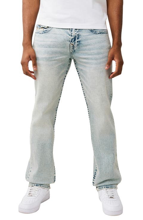 Ricky Big T Flap Straight Jeans (Playmaker Faded Indigo Light Wash)