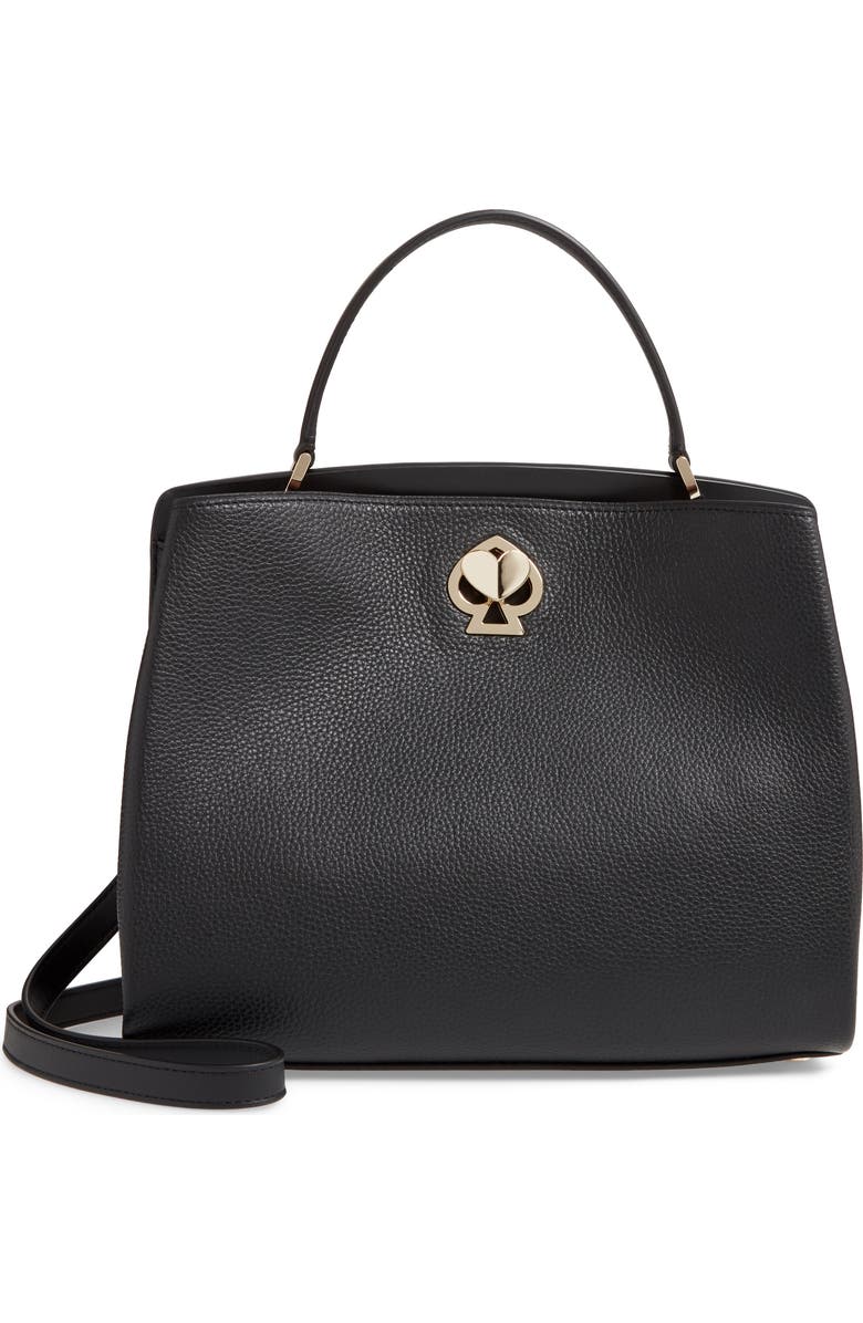 Kate Spade New York medium romy leather satchel, Main, color,