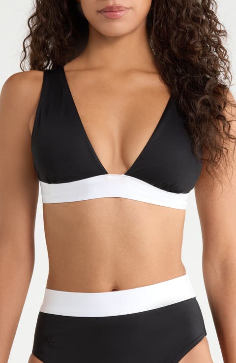 Modern V-Neck Bikini Top