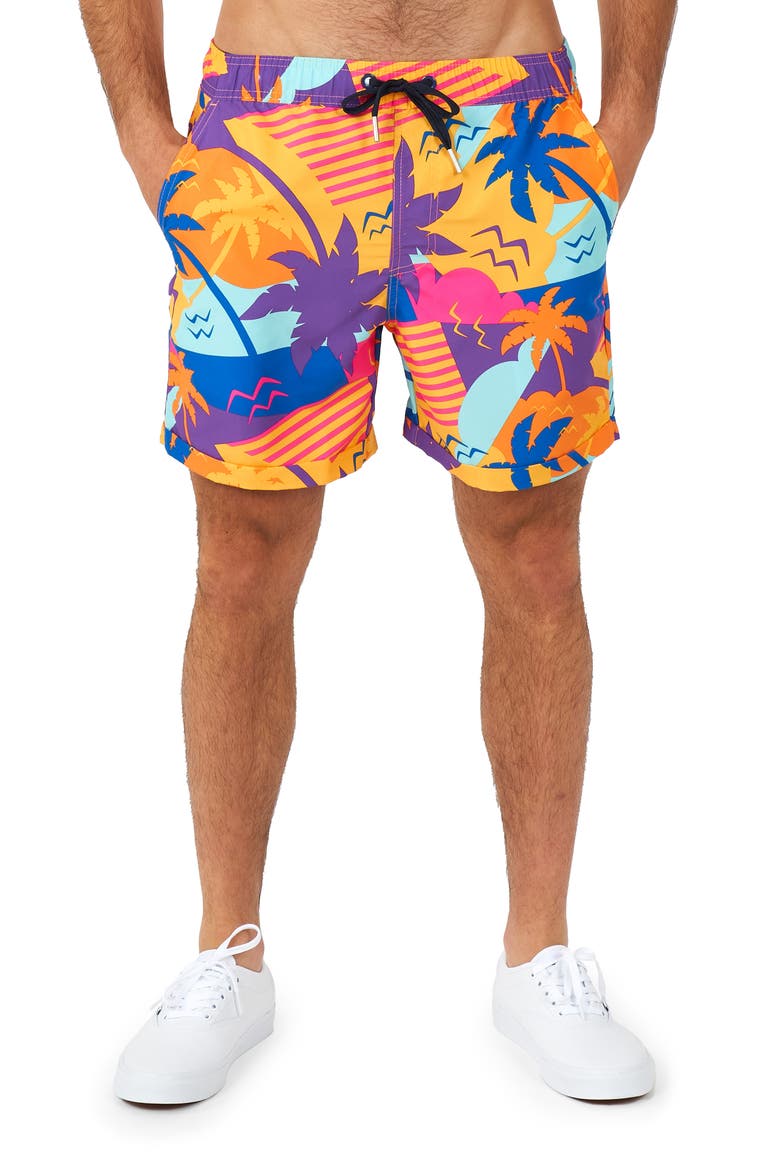 2-Piece Palm Power Summer Set, Alternate, color, MULTICOLOR