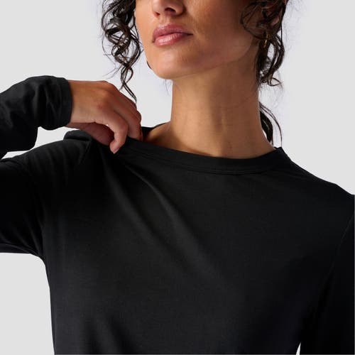 Backcountry Destination Long-sleeve Shirt In Black