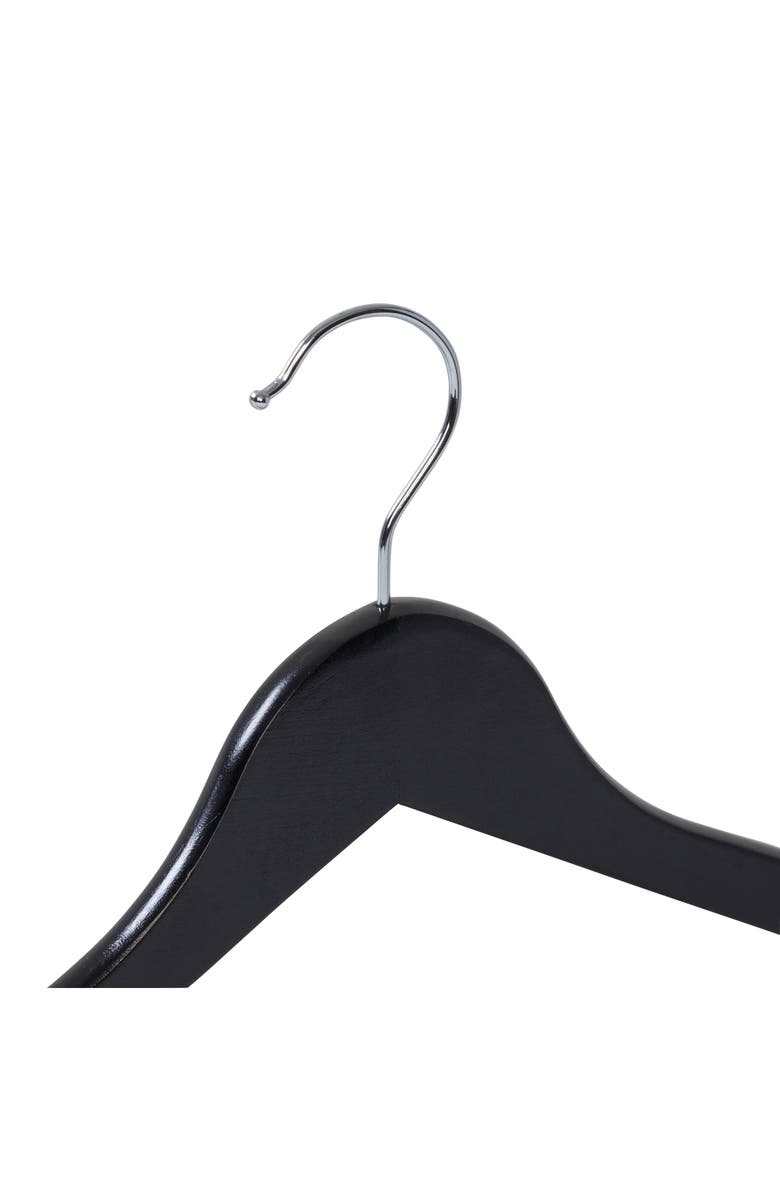 HONEY-CAN-DO 24-Pack Wood Hangers, Alternate, color, 