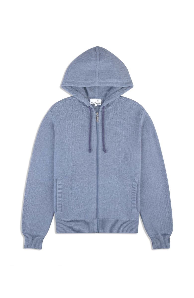 Sergio Tacchini Fausto Knit Hoodie, Alternate, color, Faded Denim