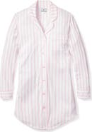 Petite Plume Pink Stripe Cotton Nightshirt