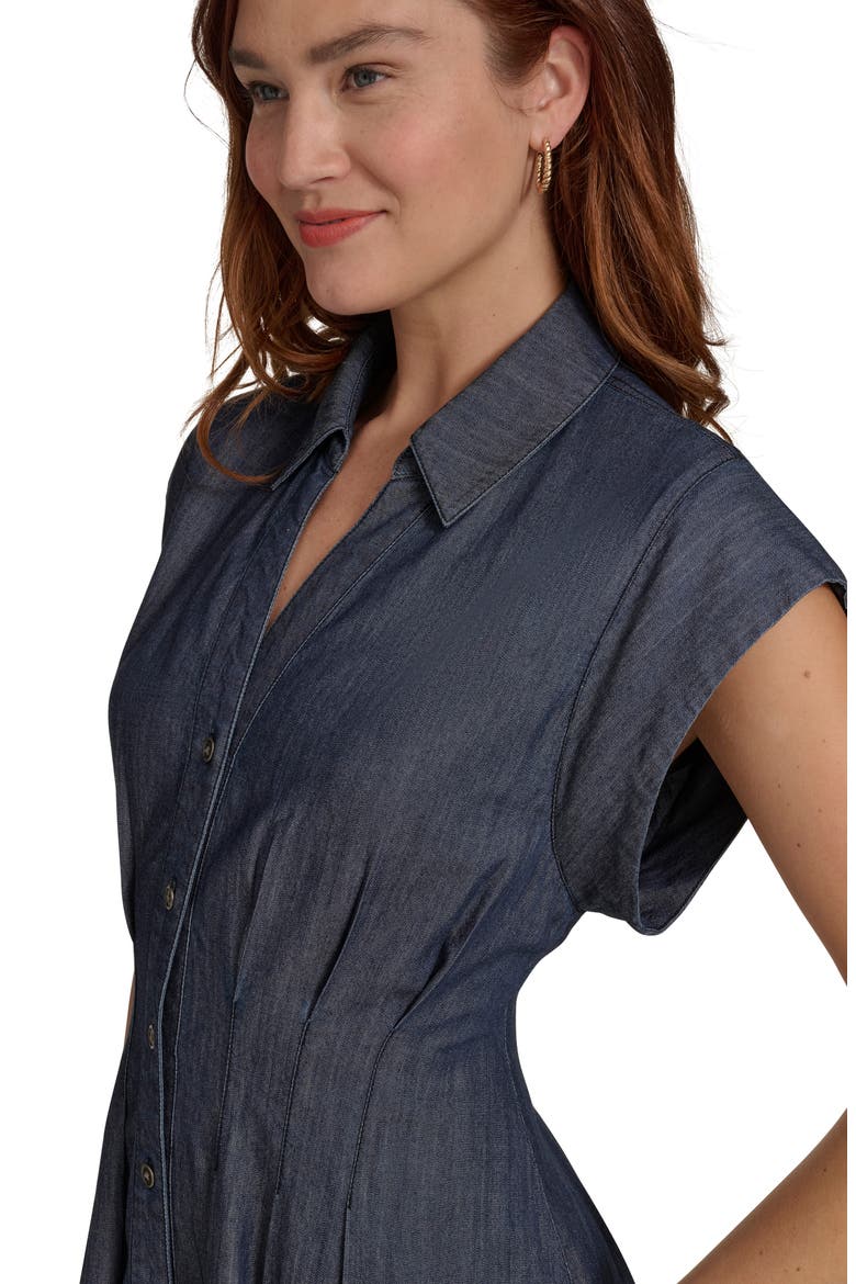fit and flare dress cap sleeve Women's Cap Short Sleeve Fit & Flare Mini Dress