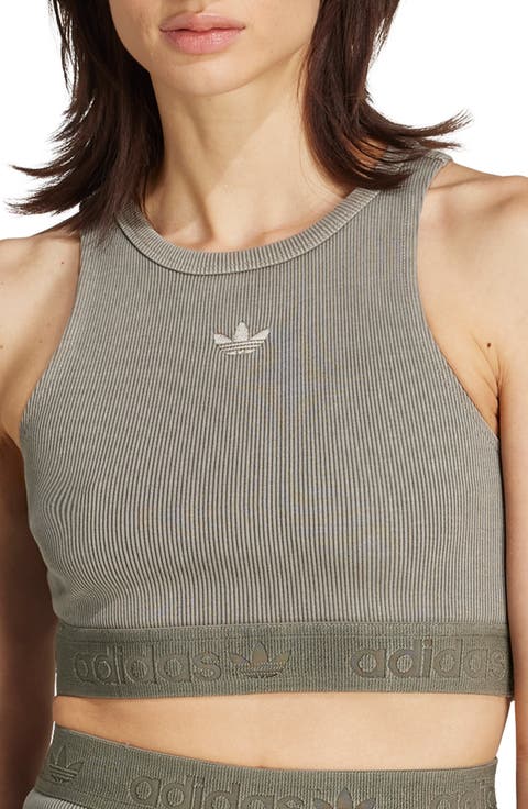 Rib Bra Crop Tank