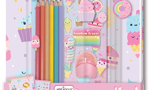 Hot Focus Kids' All-in-one Sketching Fun Set In Multi