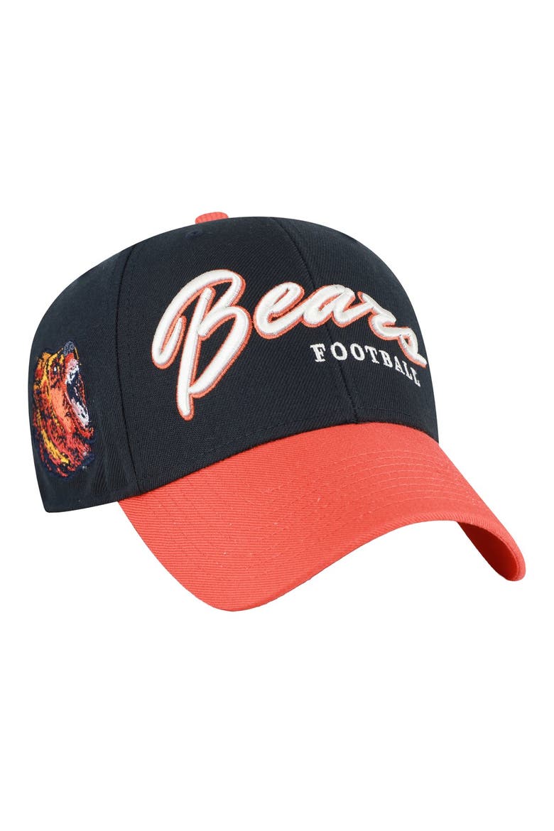 Men's '47  Navy Chicago Bears Throwback MVP Adjustable Hat, Main, color, Navy