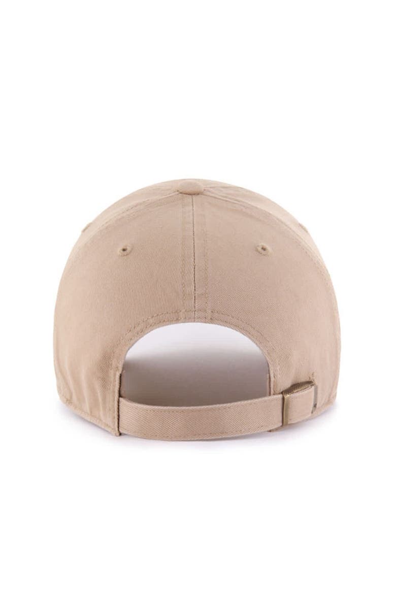 '47 Men's '47 Khaki Clemson Tigers Vault Clean Up Adjustable Hat, Alternate, color, 