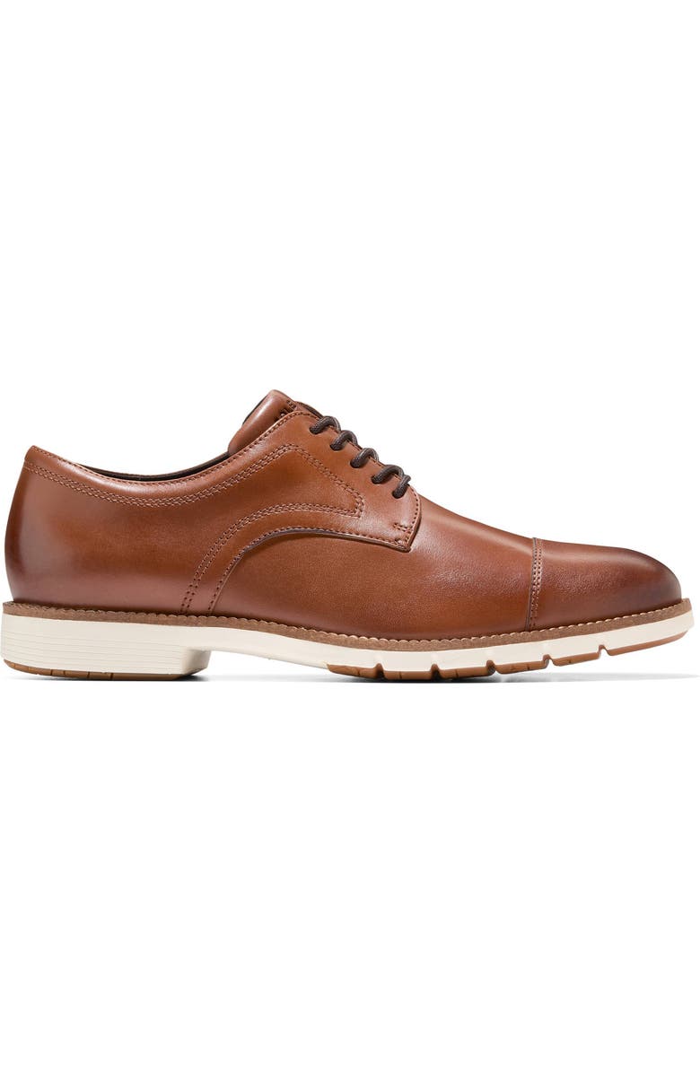 Cole Haan Grand 360 Cap Toe Derby, Alternate, color, British Tan / Ivory