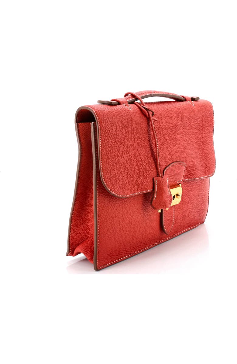 Pre-Owned Hermes Sac a Depeches Bag Togo 27, Alternate, color, Sanguine