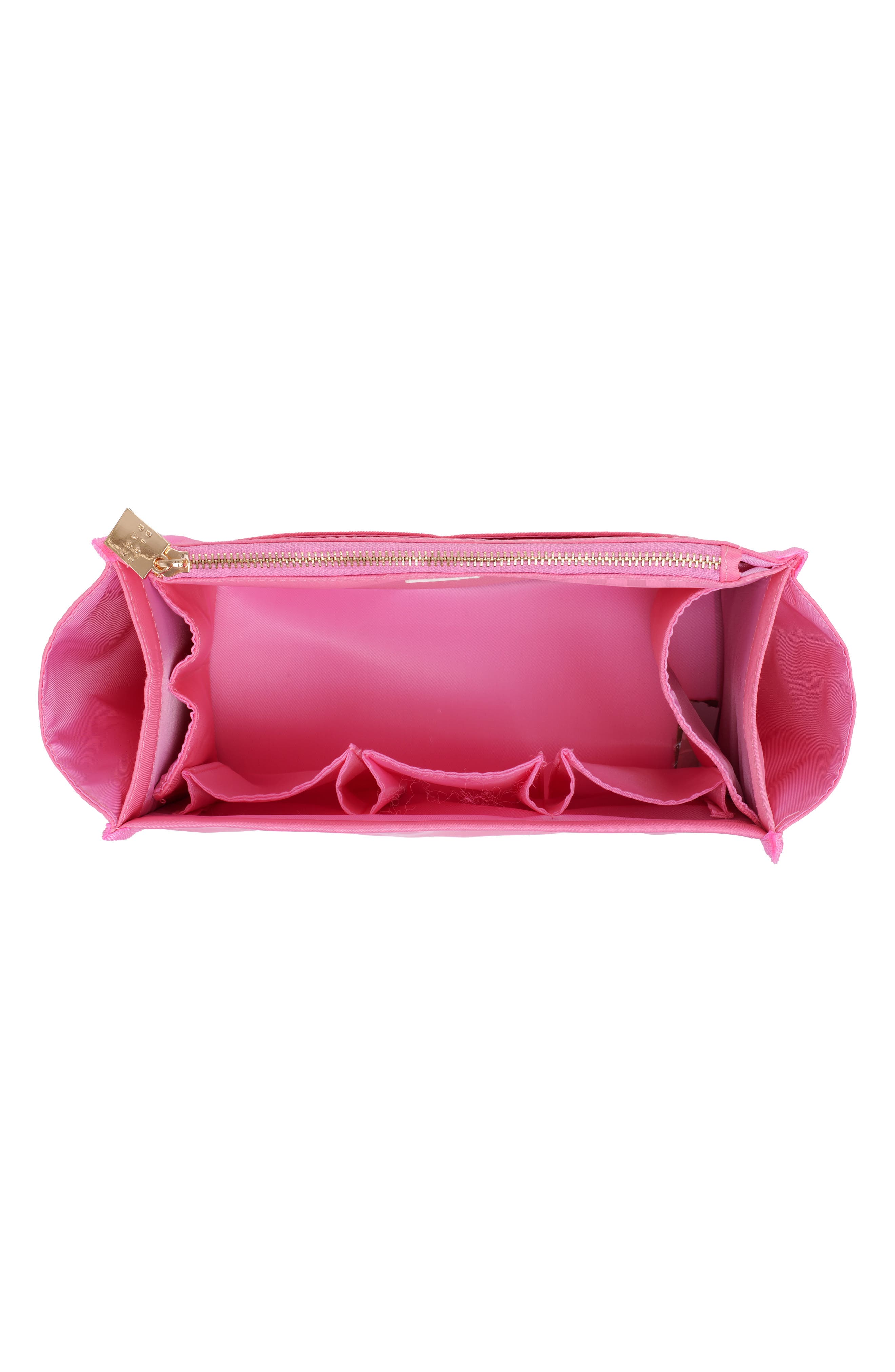 XL Cosmetic Bag Insert, Alternate, color, BUBBLEGUM PINK