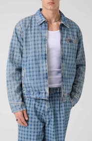 GUESS Lasered Plaid Detroit Jacket