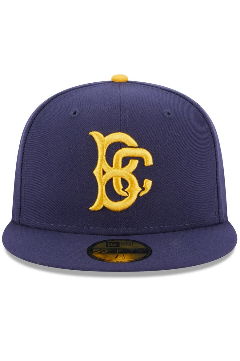 Men's New Era Navy Brooklyn Cyclones Authentic Collection Alternate Logo 59FIFTY Fitted Hat, Alternate, color, Navy