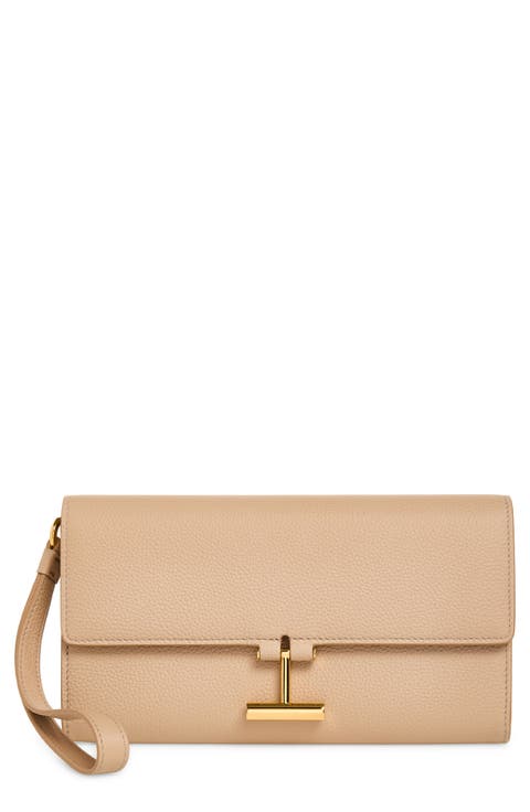 Tara Leather Wristlet