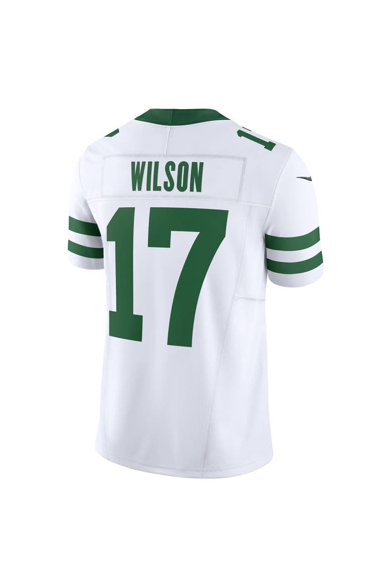 Men's Nike Garrett Wilson White New York Jets Vapor F.U.S.E. Limited Jersey, Alternate, color, White