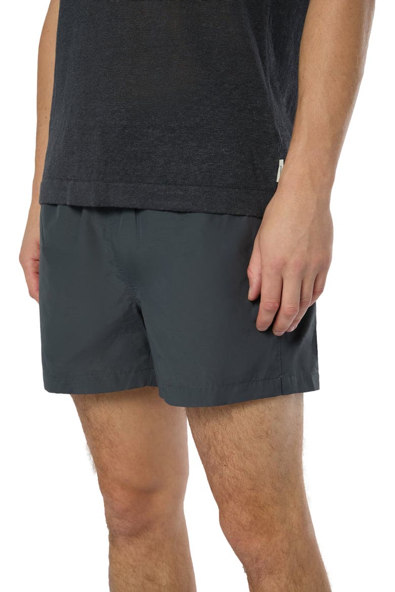 Charles 4" Swim Trunk, Alternate, color, GUNMETAL