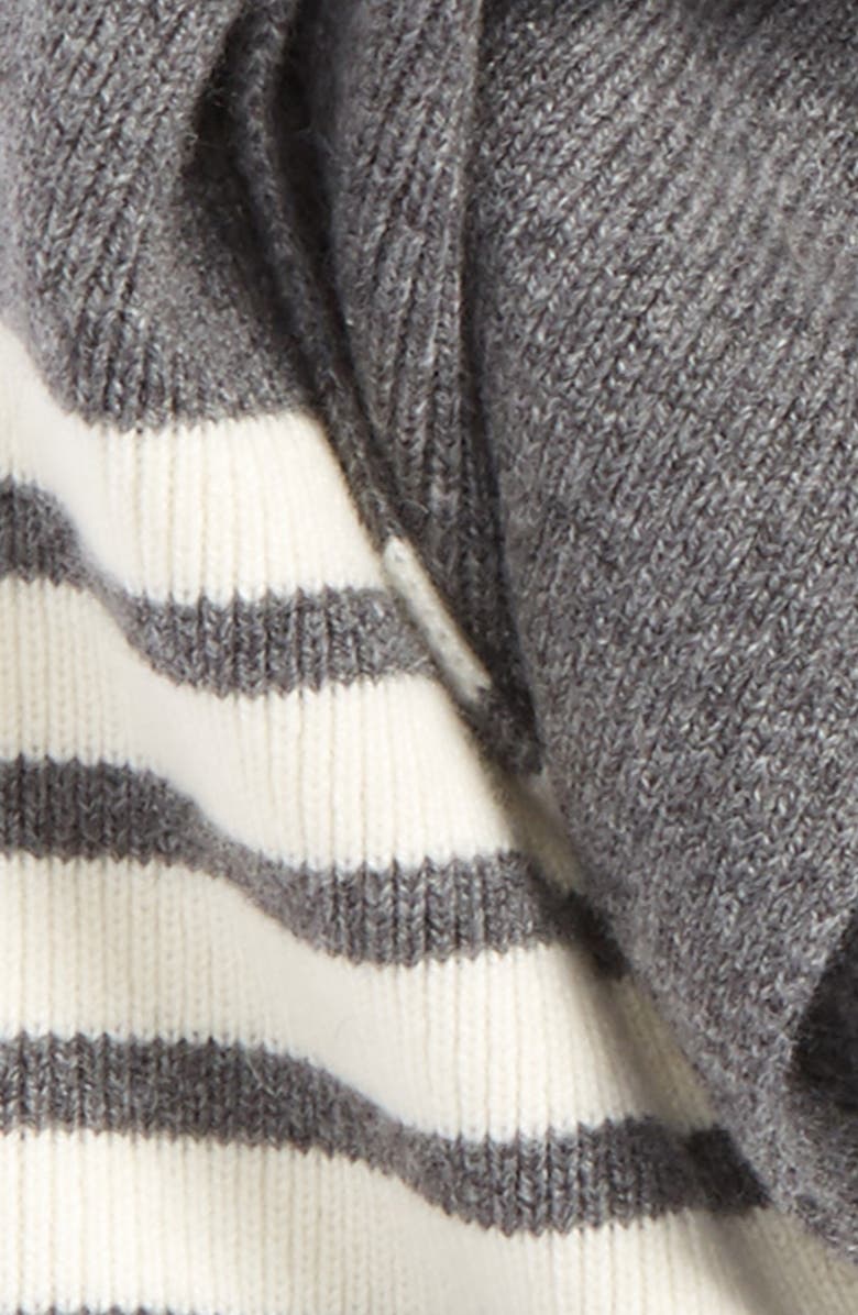 Thom Browne Rib Cashmere Scarf, Alternate, color, 