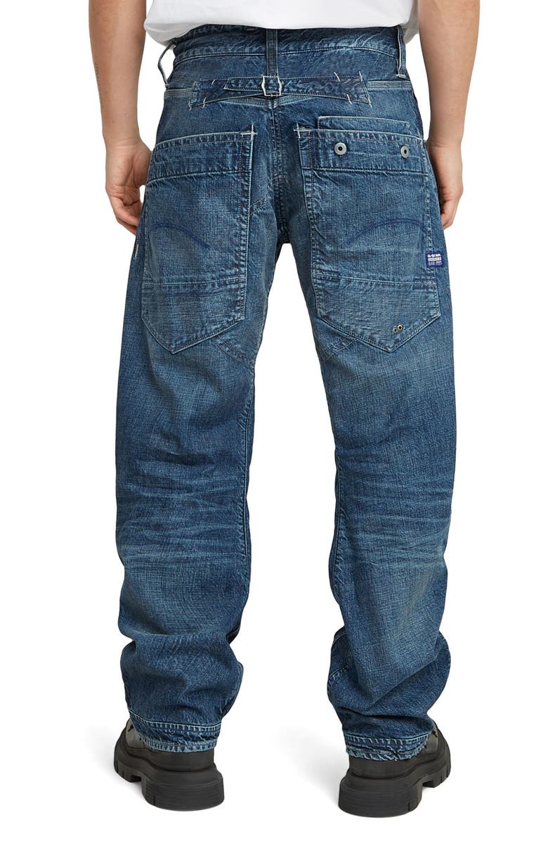 G-STAR Origins Bend 3D Loose Fit Jeans, Alternate, color, Worn In Blue Creek