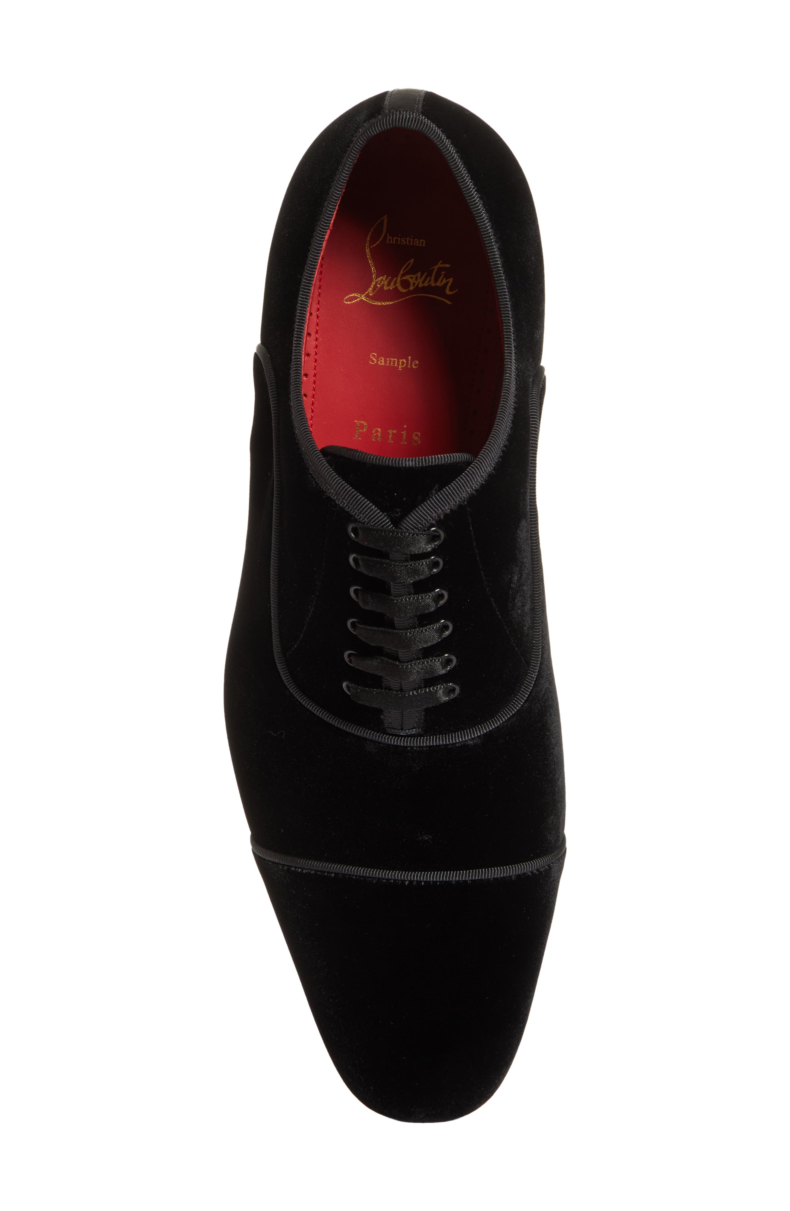 Christian Louboutin Greggyrocks Velvet Oxford, Alternate, color, 
